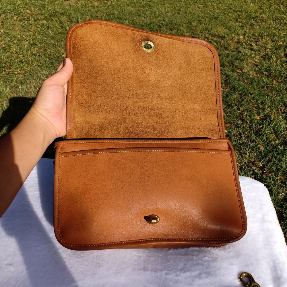 Vintage Coach 9635 Convertible Clutch/ leather bag - Picture 12 of 16